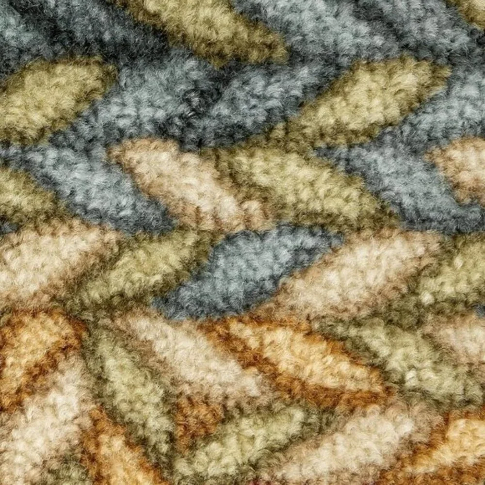 New 2.6x3.10ft Marion Bohemian Braided Area Rug, Washable Non-Slip Indoor Carpet